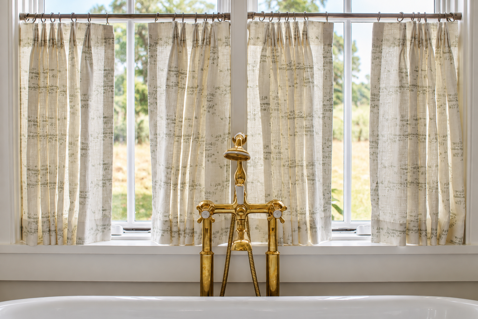 Four Fabrics for Café Curtains