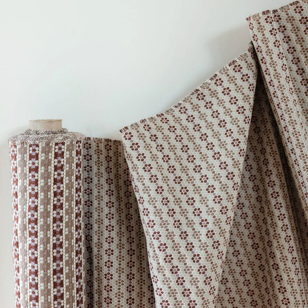 Nectar in Sugar Plum shown as fabric by the yard