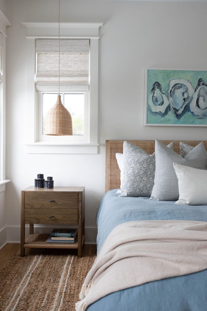 Nest pillows in bedroom
